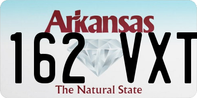 AR license plate 162VXT