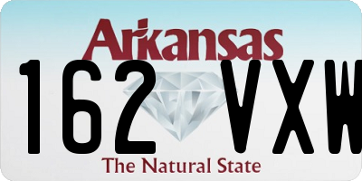 AR license plate 162VXW