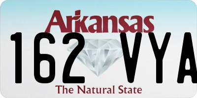 AR license plate 162VYA