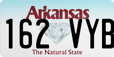AR license plate 162VYB