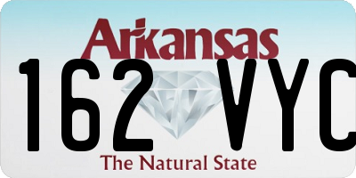 AR license plate 162VYC