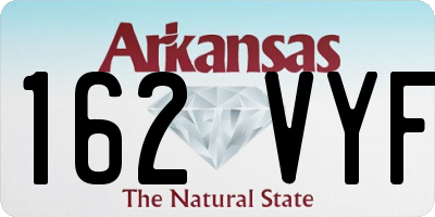 AR license plate 162VYF