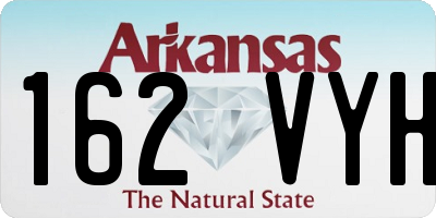 AR license plate 162VYH