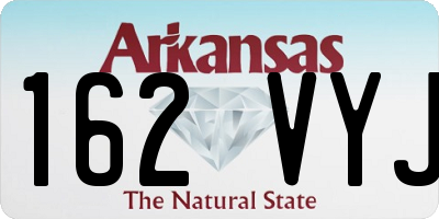 AR license plate 162VYJ