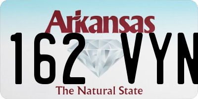 AR license plate 162VYN