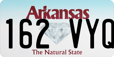 AR license plate 162VYQ