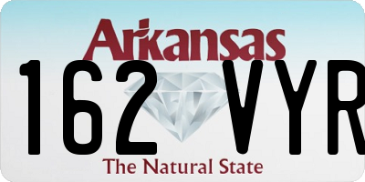 AR license plate 162VYR