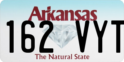 AR license plate 162VYT