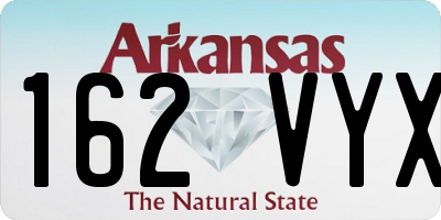 AR license plate 162VYX