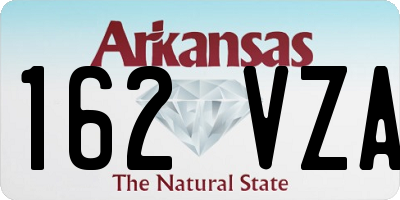 AR license plate 162VZA