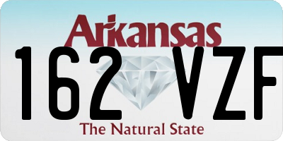 AR license plate 162VZF