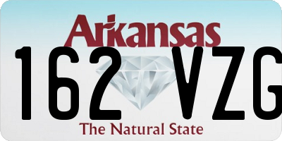 AR license plate 162VZG