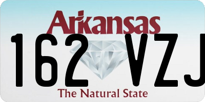 AR license plate 162VZJ
