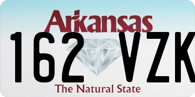 AR license plate 162VZK