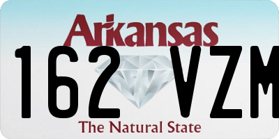 AR license plate 162VZM