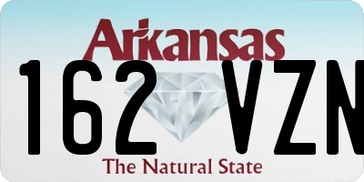 AR license plate 162VZN