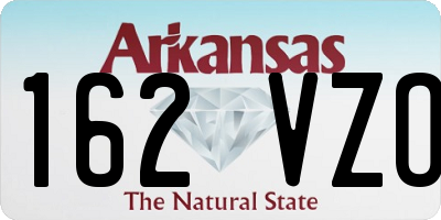 AR license plate 162VZO