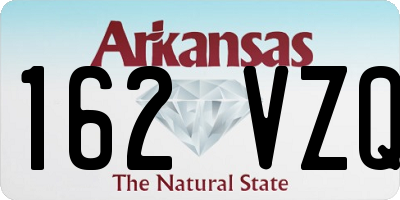 AR license plate 162VZQ