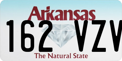 AR license plate 162VZV