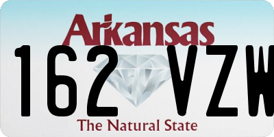 AR license plate 162VZW