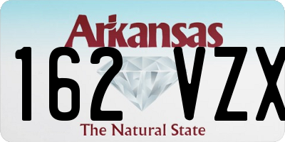 AR license plate 162VZX