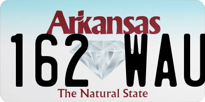 AR license plate 162WAU