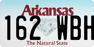 AR license plate 162WBH