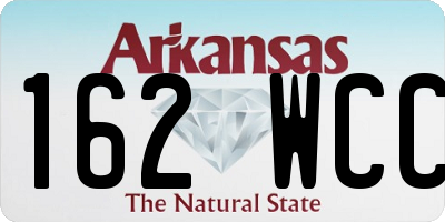 AR license plate 162WCC