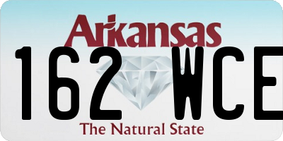 AR license plate 162WCE