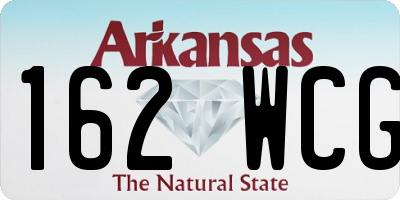 AR license plate 162WCG