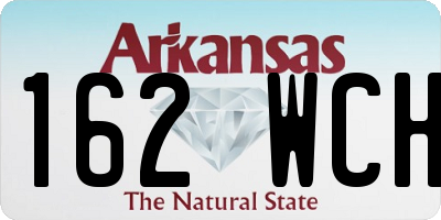 AR license plate 162WCH