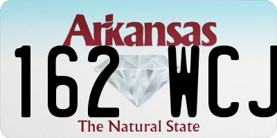 AR license plate 162WCJ