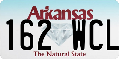 AR license plate 162WCL