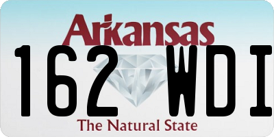 AR license plate 162WDI