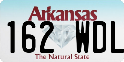 AR license plate 162WDL