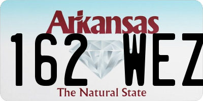 AR license plate 162WEZ