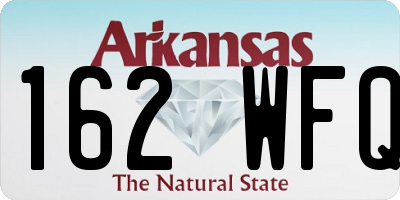 AR license plate 162WFQ