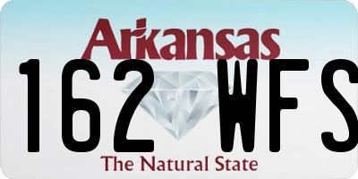 AR license plate 162WFS
