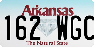 AR license plate 162WGC