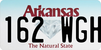 AR license plate 162WGH