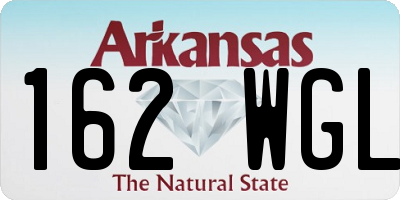 AR license plate 162WGL