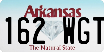 AR license plate 162WGT