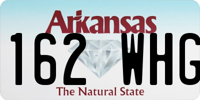 AR license plate 162WHG