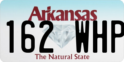 AR license plate 162WHP