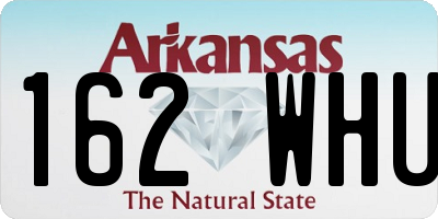 AR license plate 162WHU