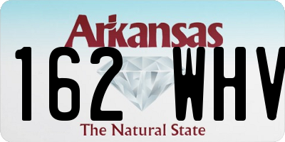 AR license plate 162WHV