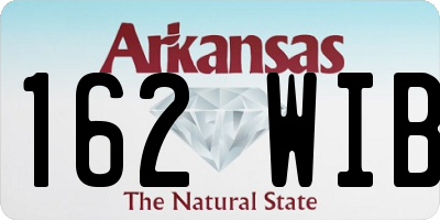 AR license plate 162WIB