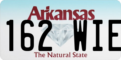 AR license plate 162WIE