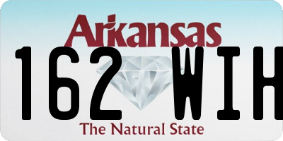 AR license plate 162WIH