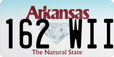 AR license plate 162WII